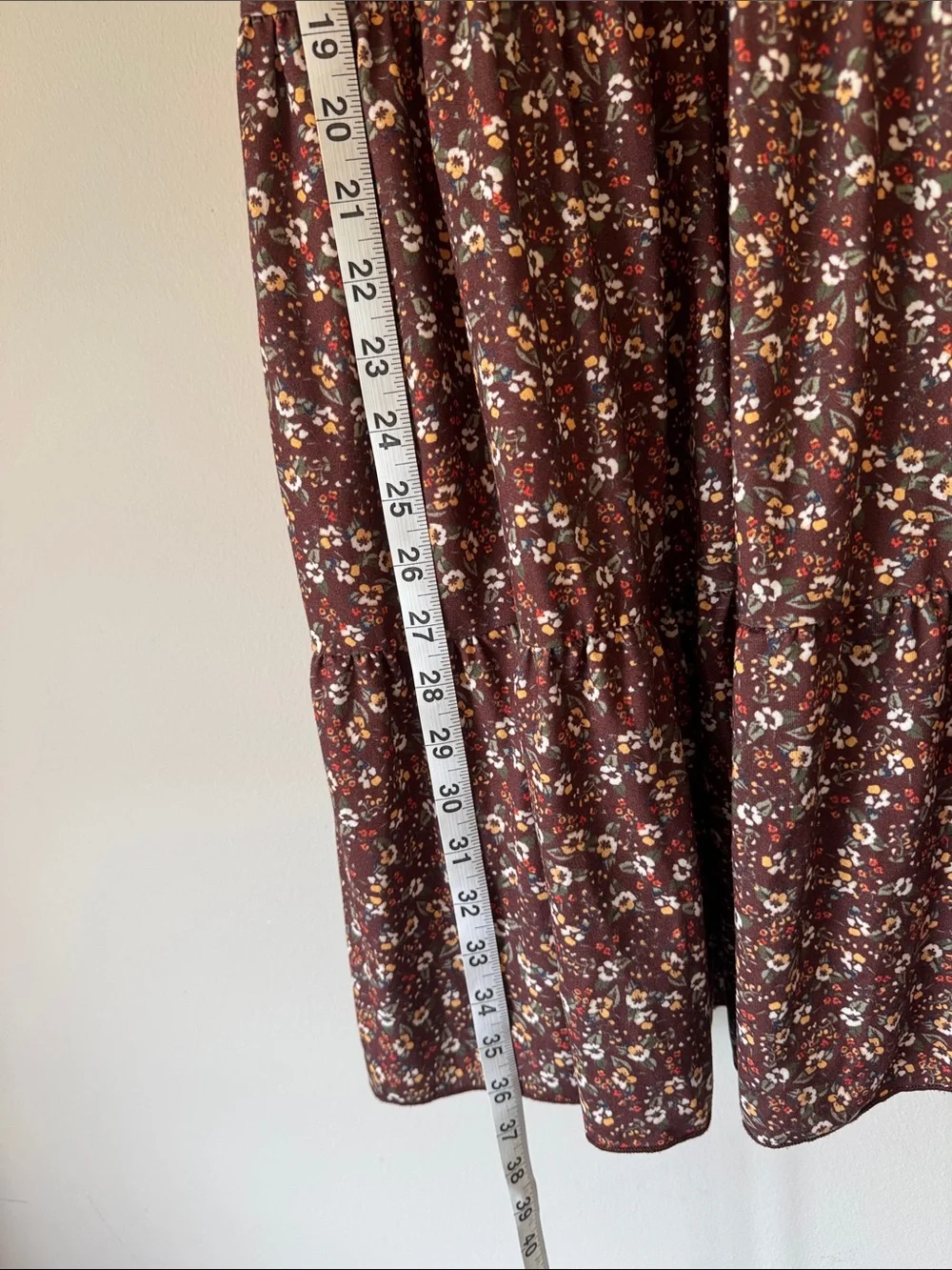 Zunie Brown Floral Halter Maxi Dress for Girls